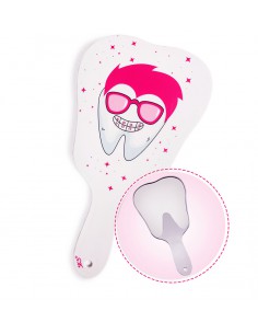 Kike Toys Pink Orthodontic Handheld Dental Mirror
